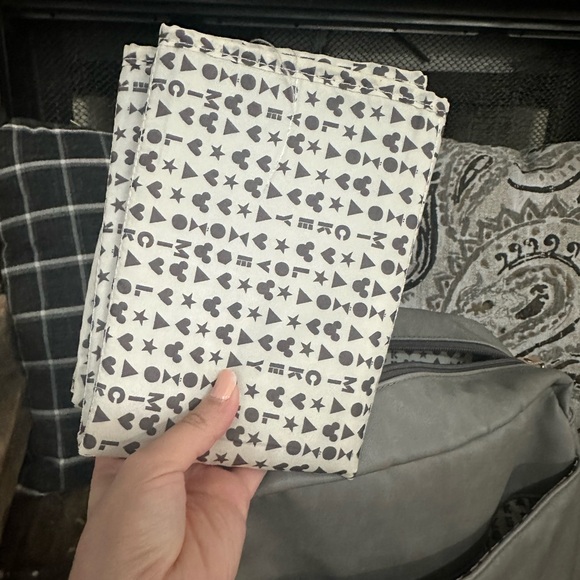 Petunia Pickle bottom diaper bag in gray- Mickey Mouse themed - Picture 4 of 10